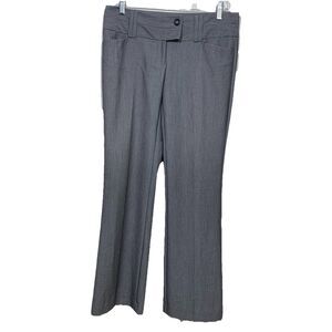 Tracy Evans Limited Women's Wide Leg Dress Pants Gray Button Stretch size 3